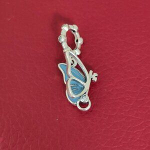 Winged Dangle Charm Sterling Silver